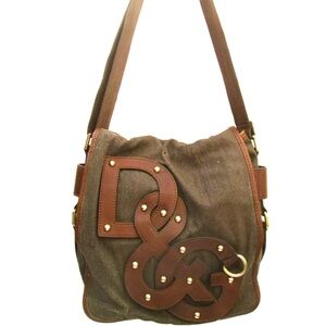 Authentic Dolce & Gabanna Messenger Bag
Brown Canvass and Leather